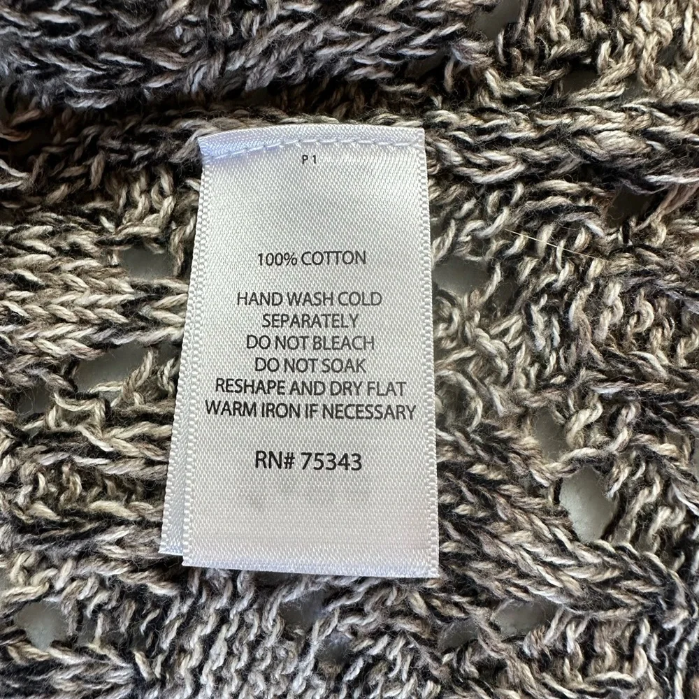 Artisan NY, Sleeveless Cardigan, Size Small